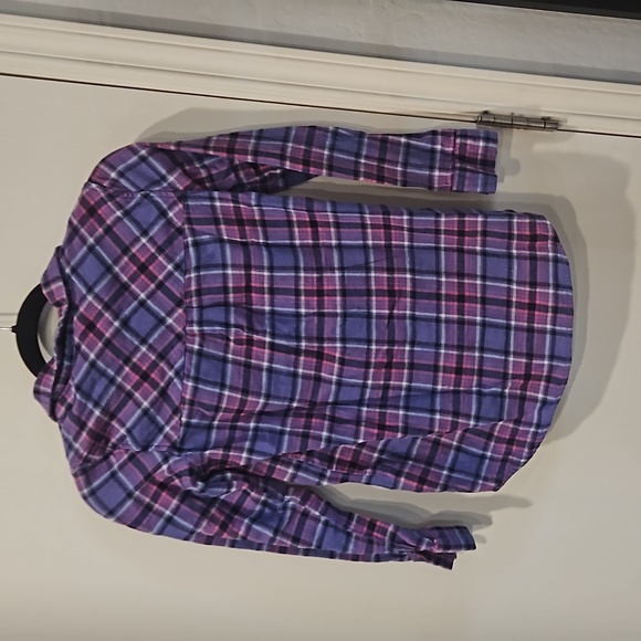 Girls purple flannel shirt - Picture 2 of 4